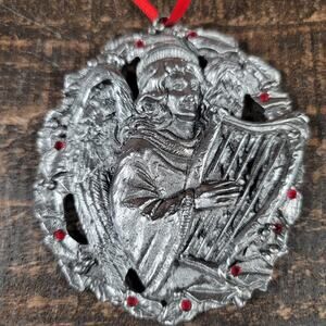 Vintage Michael Ricker Christmas Angel Ornament #294/2500